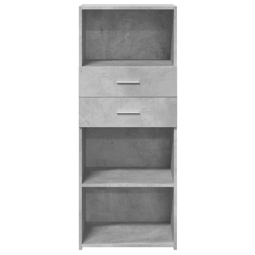 Skříň Highboard Betonově Šedá 50 X 42,5 X 124 Kompozitní Dřevo