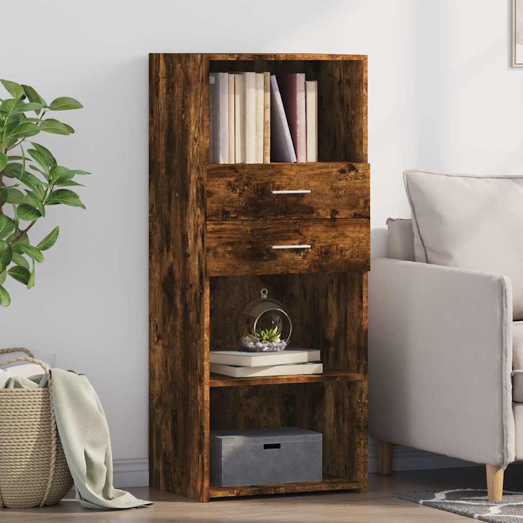 Skříň Highboard 45 X 42,5 X 124 Cm Kompozitní Dřevo