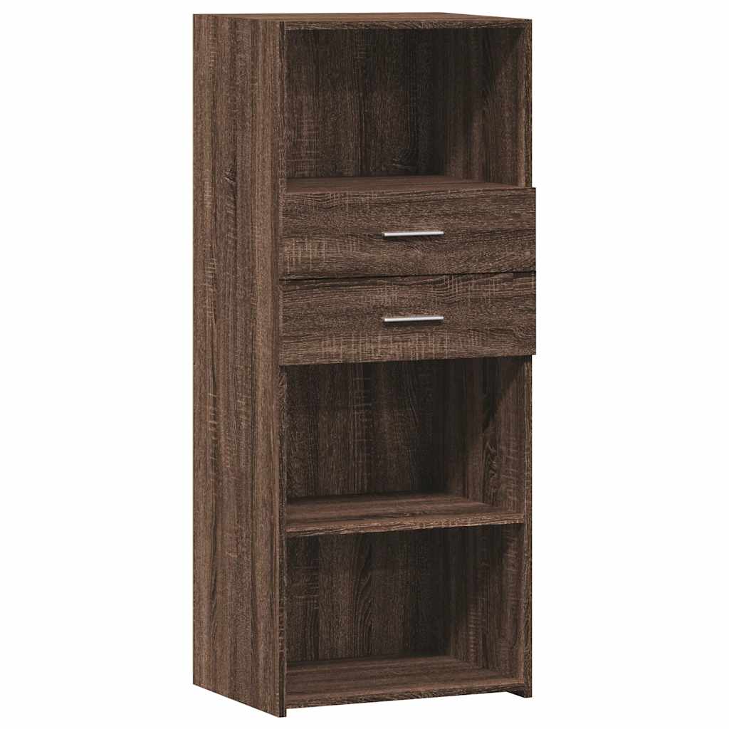 Skříň Highboard 45 X 42,5 X 124 Cm Kompozitní Dřevo