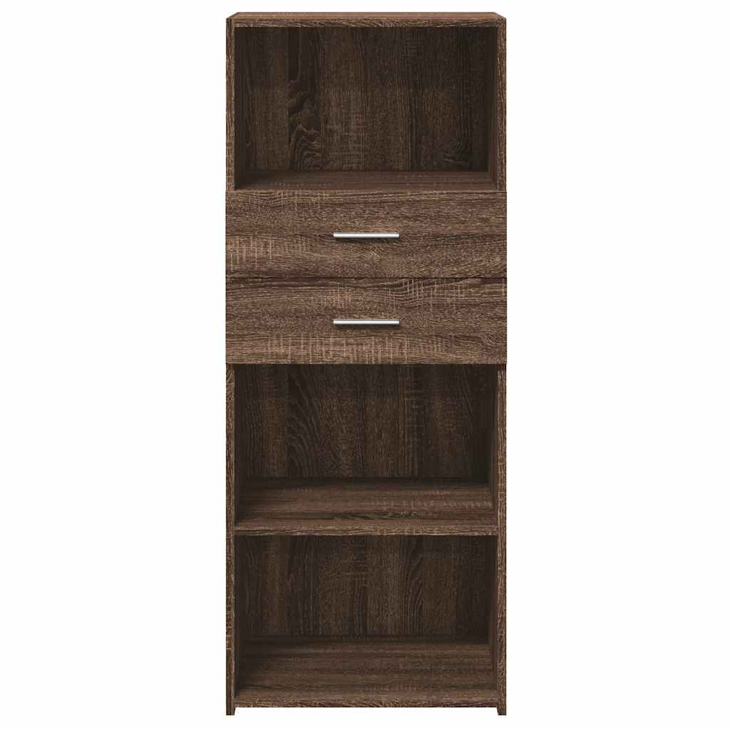 Skříň Highboard 45 X 42,5 X 124 Cm Kompozitní Dřevo