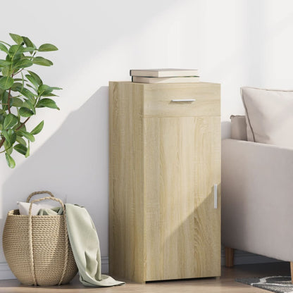 Příborník Betonově Šedý 40 X 42,5 X 93 Cm Kompozitní Dřevo