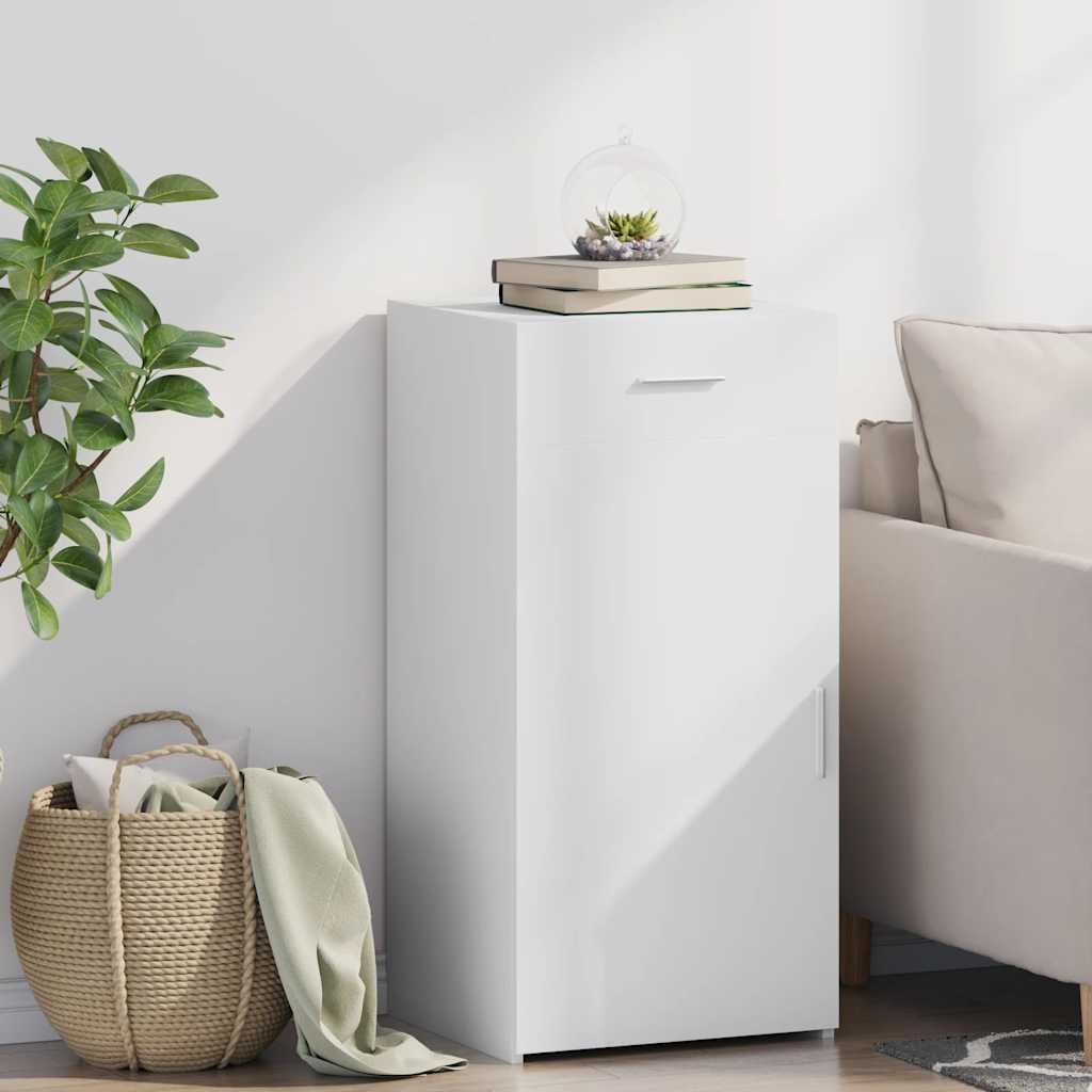 Příborník Betonově Šedý 45 X 42,5 X 93 Cm Kompozitní Dřevo