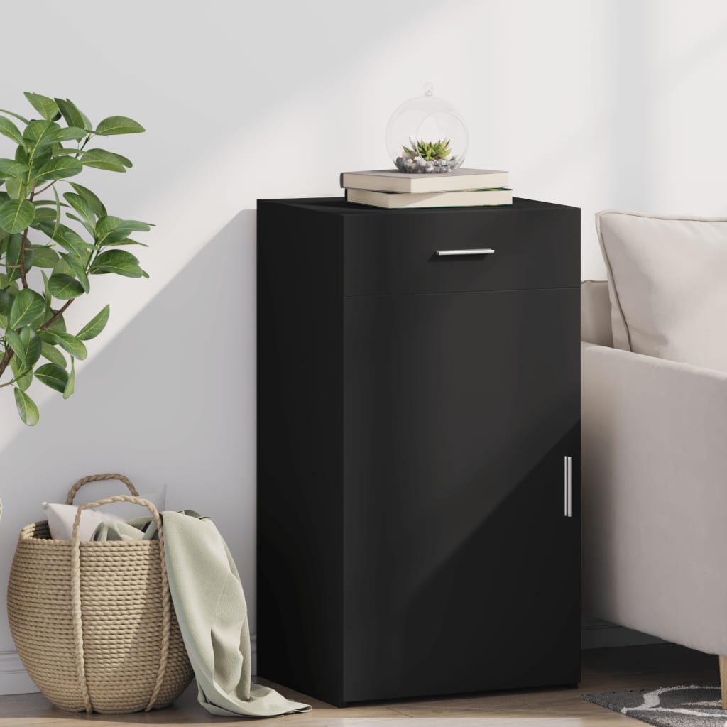 Příborník Betonově Šedý 50 X 42,5 X 93 Cm Kompozitní Dřevo