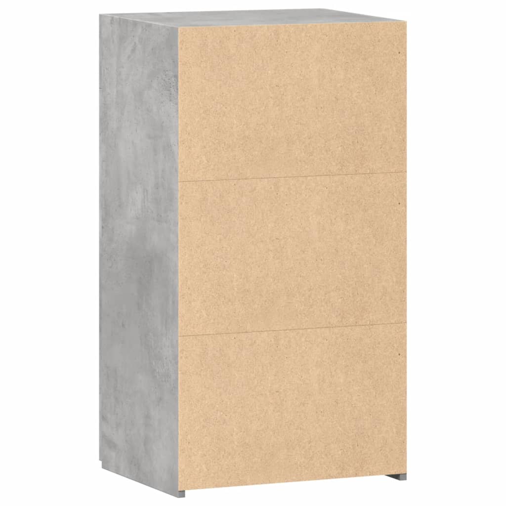 Příborník Betonově Šedý 50 X 42,5 X 93 Cm Kompozitní Dřevo