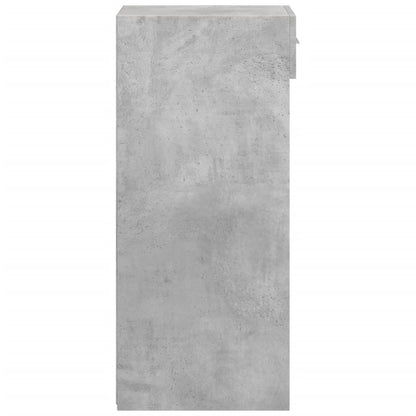 Příborník Betonově Šedý 50 X 42,5 X 93 Cm Kompozitní Dřevo