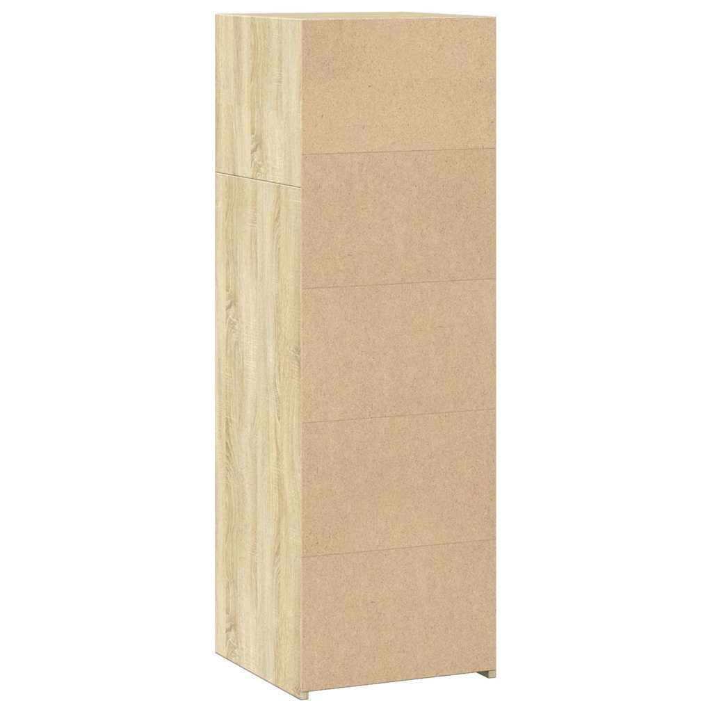 Skříň Highboard 40 X 41 X 124 Cm Kompozitní Dřevo