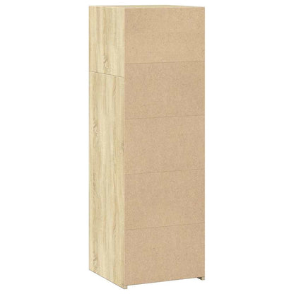 Skříň Highboard 40 X 41 X 124 Cm Kompozitní Dřevo