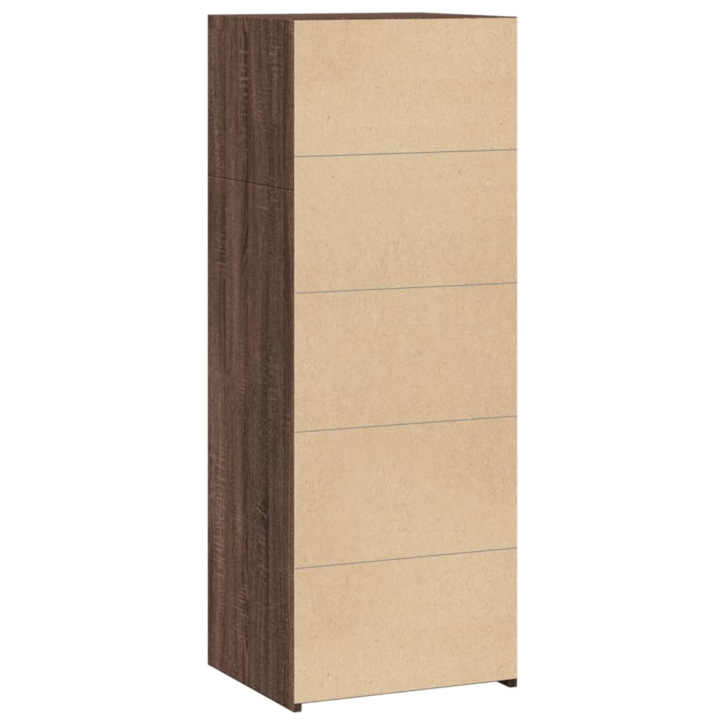 Skříň Highboard 45 X 41 X 124 Cm Kompozitní Dřevo
