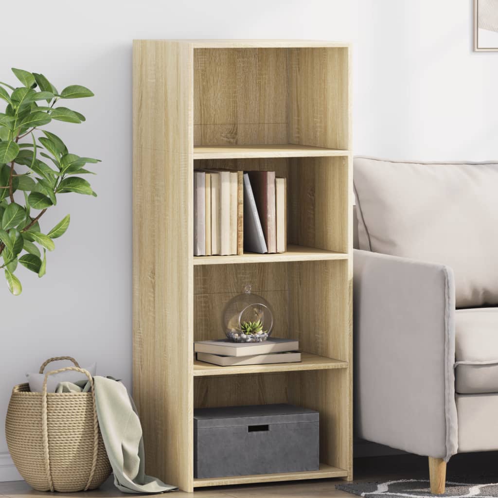 Skříň Highboard 50 X 41 X 124 Cm Kompozitní Dřevo