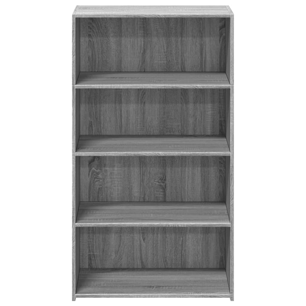 Skříň Highboard Šedá Sonoma 70 X 41 X 124 Cm Kompozitní Dřevo