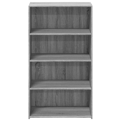 Skříň Highboard Šedá Sonoma 70 X 41 X 124 Cm Kompozitní Dřevo