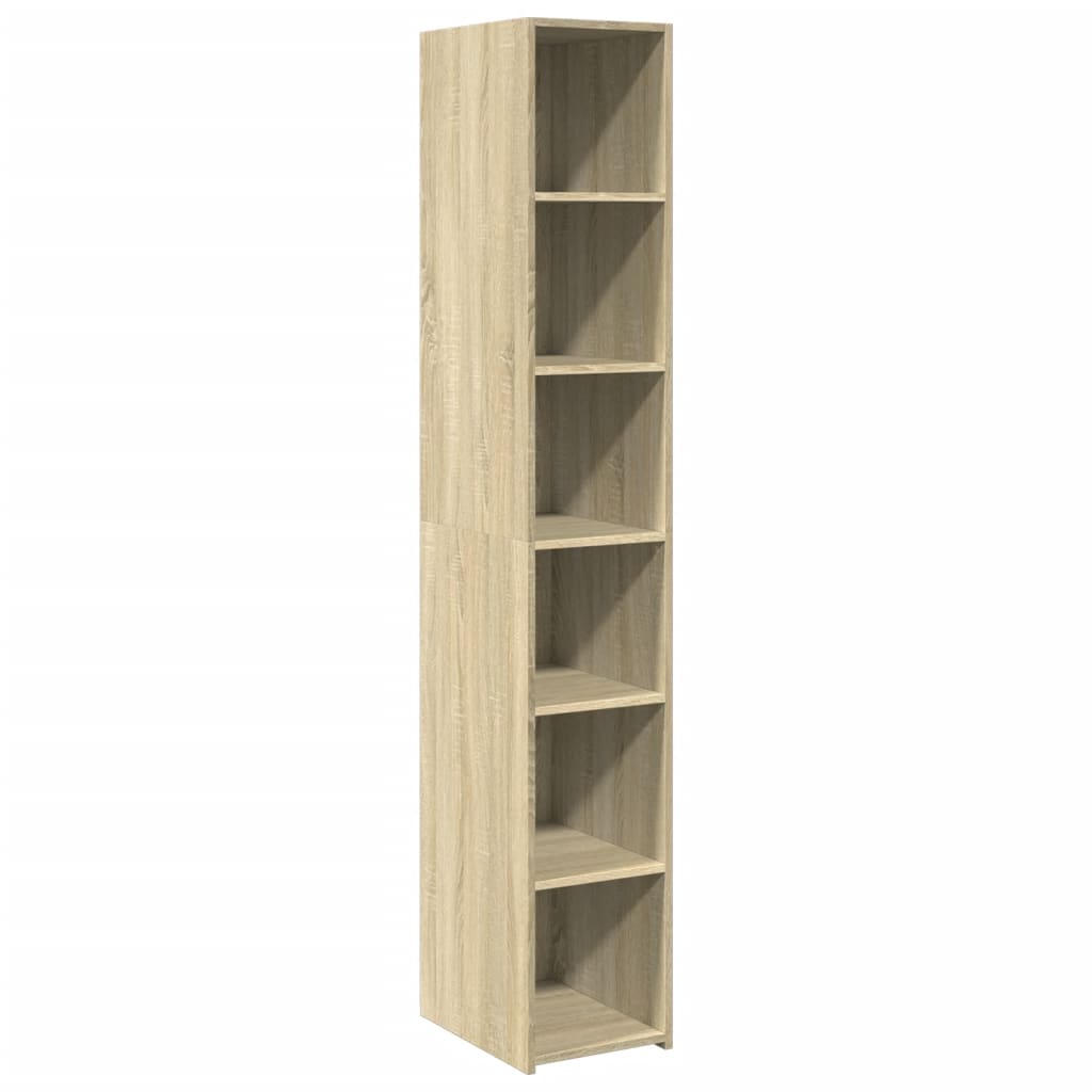 Skříň Highboard Dub Sonoma 30 X 41 X 185 Cm Kompozitní Dřevo