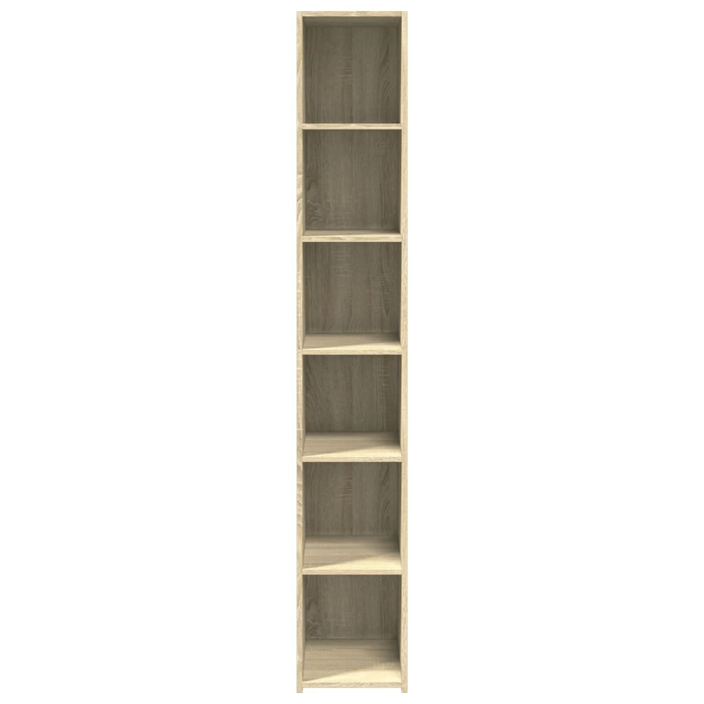 Skříň Highboard Dub Sonoma 30 X 41 X 185 Cm Kompozitní Dřevo