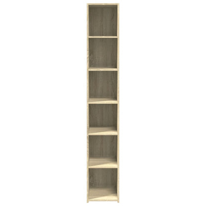 Skříň Highboard Dub Sonoma 30 X 41 X 185 Cm Kompozitní Dřevo