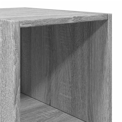 Skříň Highboard Šedá Sonoma 30 X 41 X 185 Cm Kompozitní Dřevo