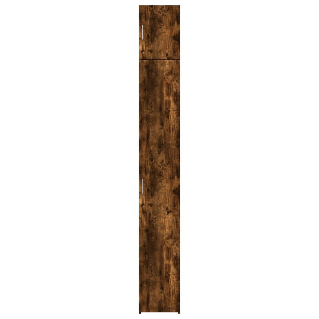 Úzká Úložná Skříňka 30X42,5X225 Cm Kompozitní Dřevo
