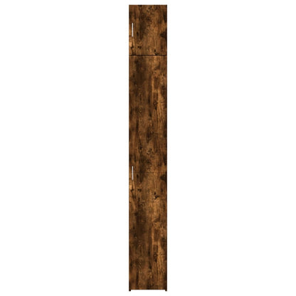 Úzká Úložná Skříňka 30X42,5X225 Cm Kompozitní Dřevo