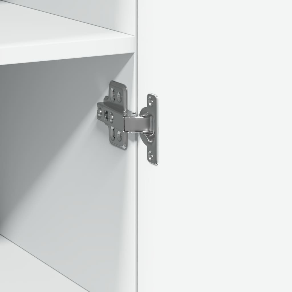 Úzká Úložná Skříňka 40 X 42,5 X 225 Cm Kompozitní Dřevo