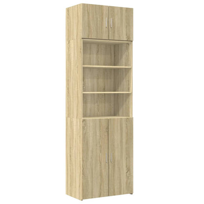 Úzká Úložná Dub Sonoma 70X42,5X225 Cm Kompozitní Dřevo