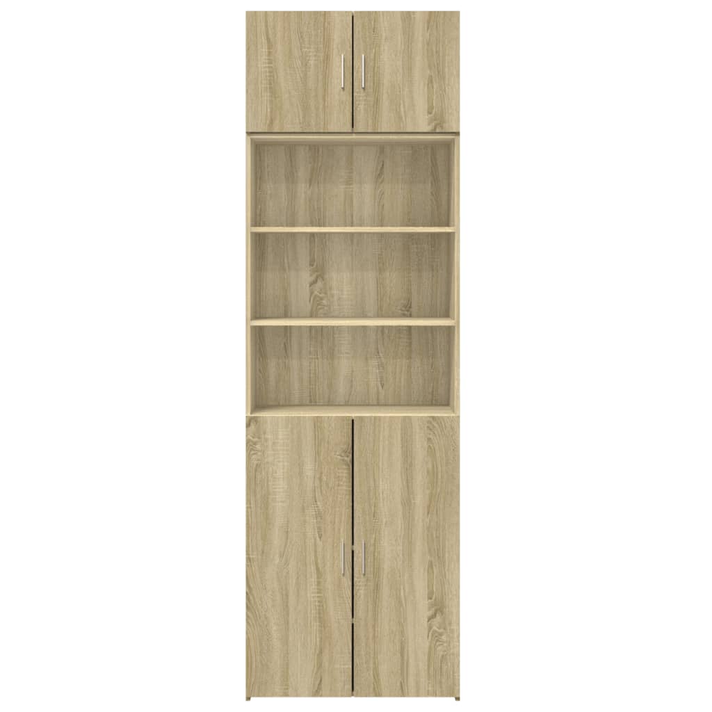 Úzká Úložná Dub Sonoma 70X42,5X225 Cm Kompozitní Dřevo