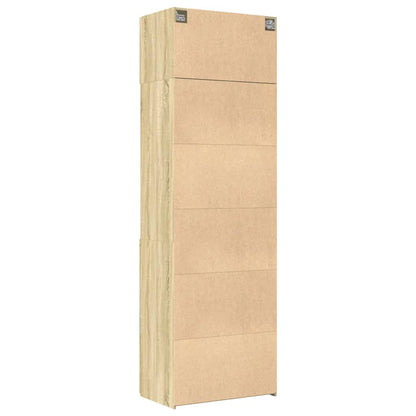 Úzká Úložná Dub Sonoma 70X42,5X225 Cm Kompozitní Dřevo