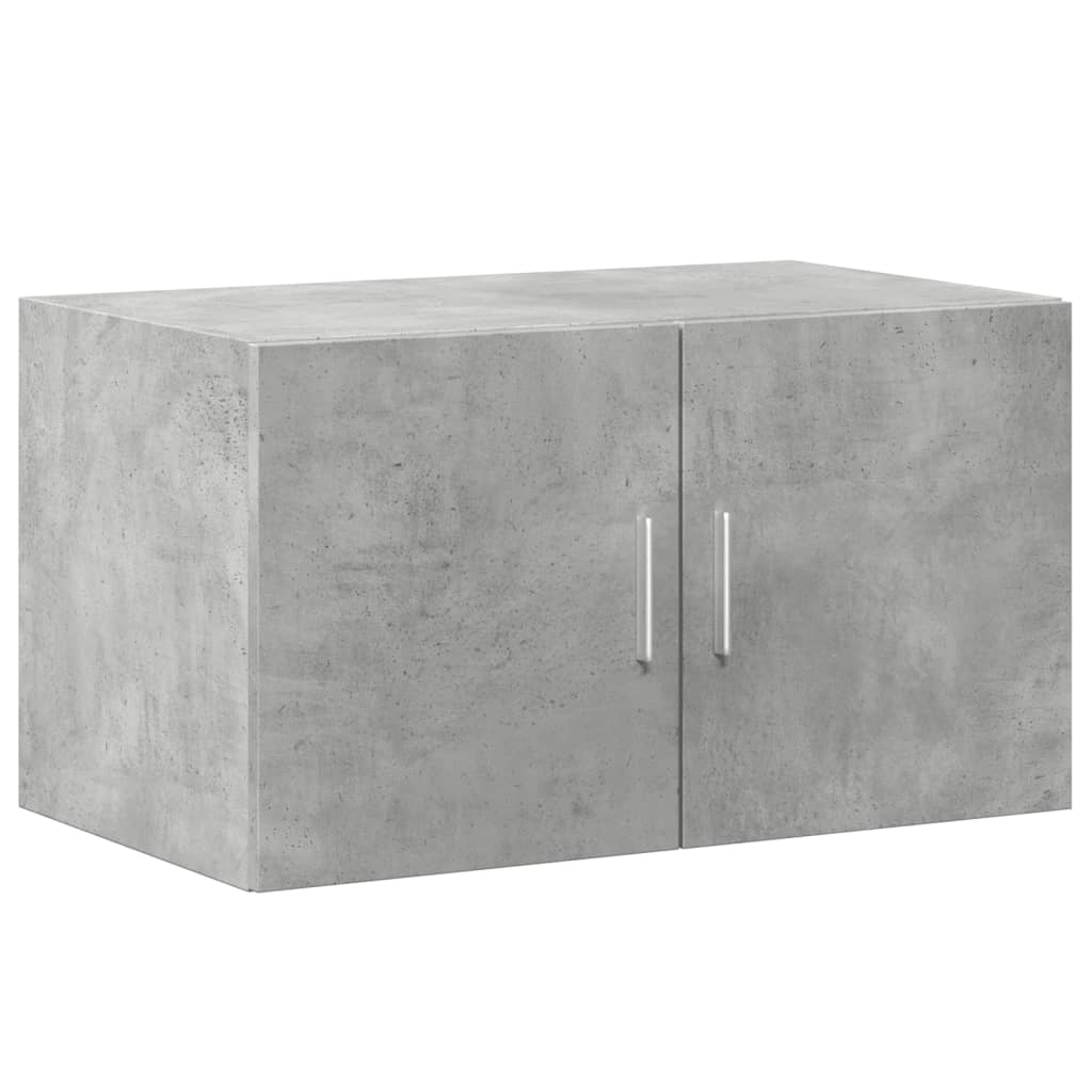 Úložná Skříňka Betonově Šedá 70X42,5X225 Cm Kompozitní Dřevo