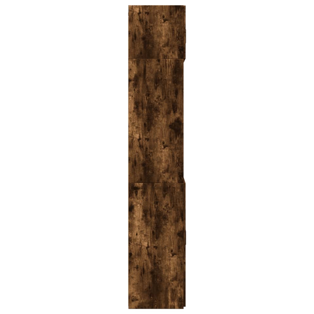 Úzká Úložná Kouřový Dub 70X42,5X225 Cm Kompozitní Dřevo