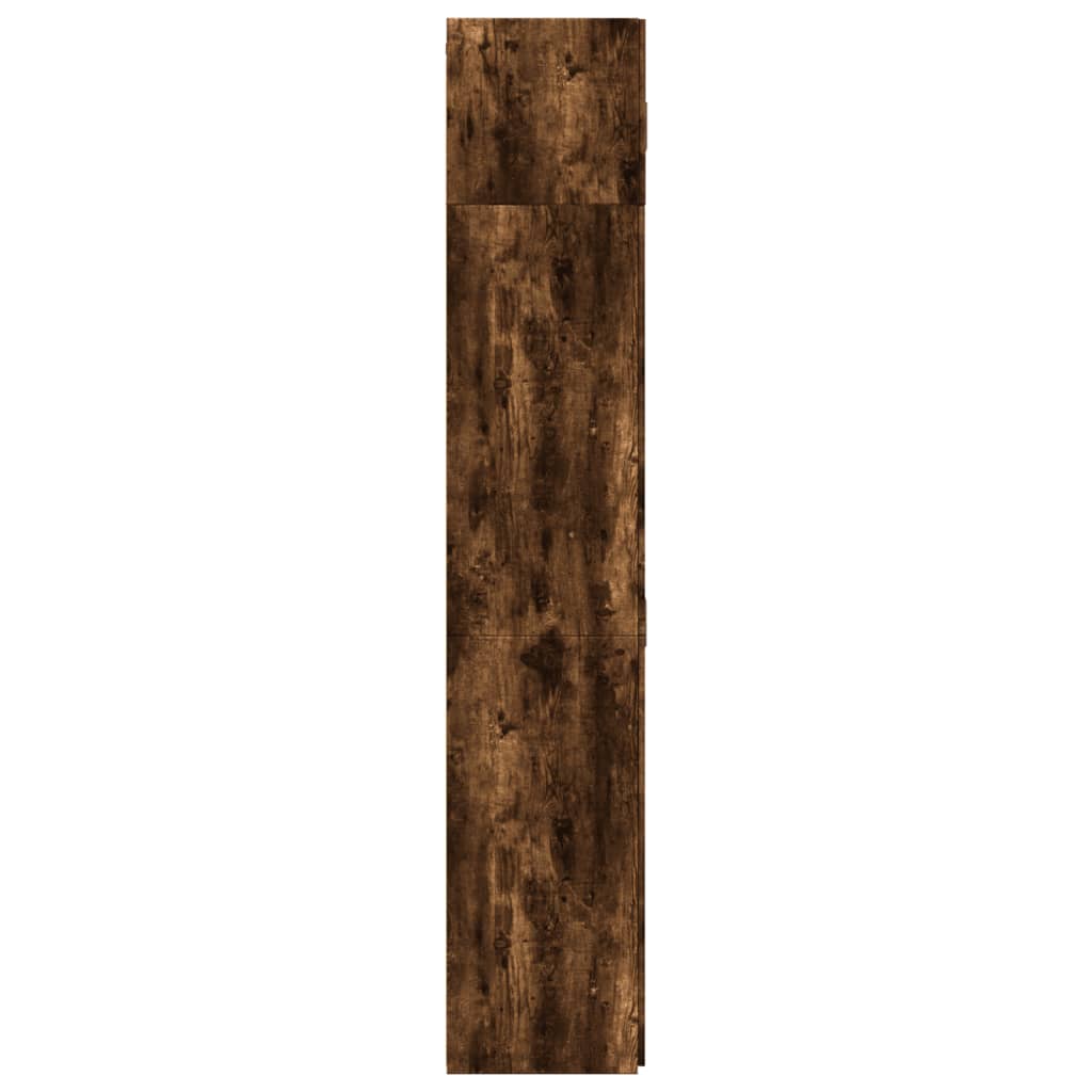 Úzká Úložná Kouřový Dub 70X42,5X225 Cm Kompozitní Dřevo