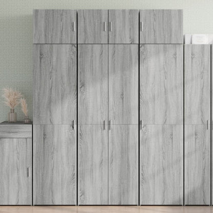 Úzká Úložná Šedá Sonoma 70X42,5X225 Cm Kompozitní Dřevo
