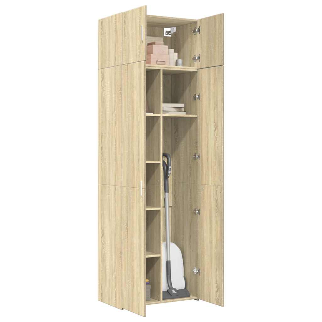 Úzká Úložná Dub Sonoma 70X42,5X225 Cm Kompozitní Dřevo