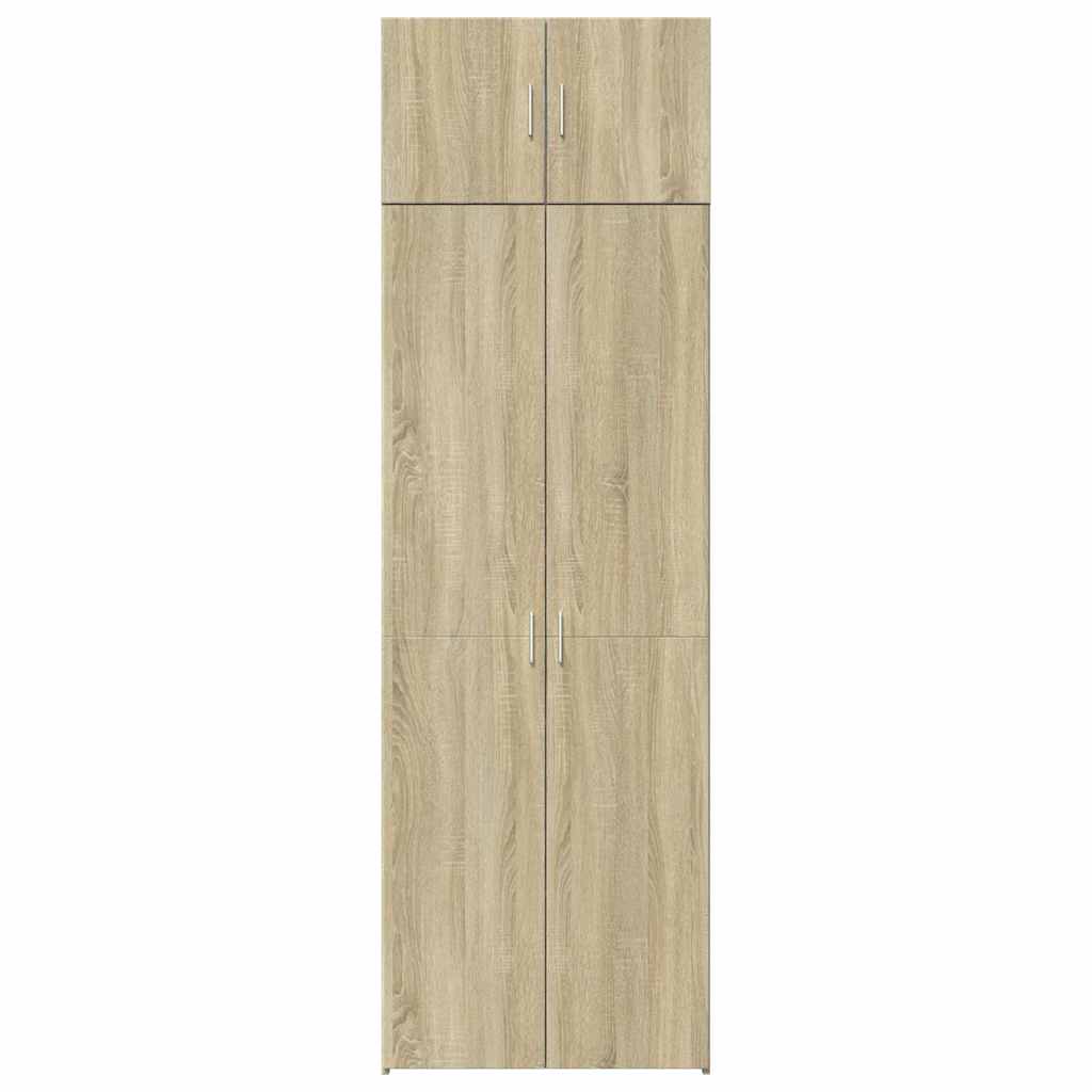 Úzká Úložná Dub Sonoma 70X42,5X225 Cm Kompozitní Dřevo