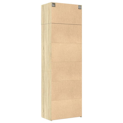 Úzká Úložná Dub Sonoma 70X42,5X225 Cm Kompozitní Dřevo