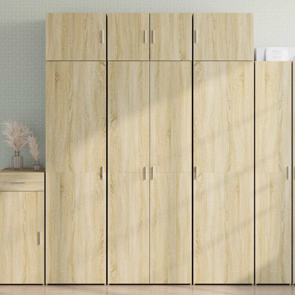 Úzká Úložná Dub Sonoma 70X42,5X225 Cm Kompozitní Dřevo