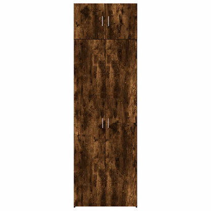 Úzká Úložná Kouřový Dub 70X42,5X225 Cm Kompozitní Dřevo