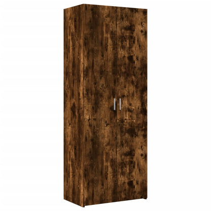 Úzká Úložná Kouřový Dub 70X42,5X225 Cm Kompozitní Dřevo