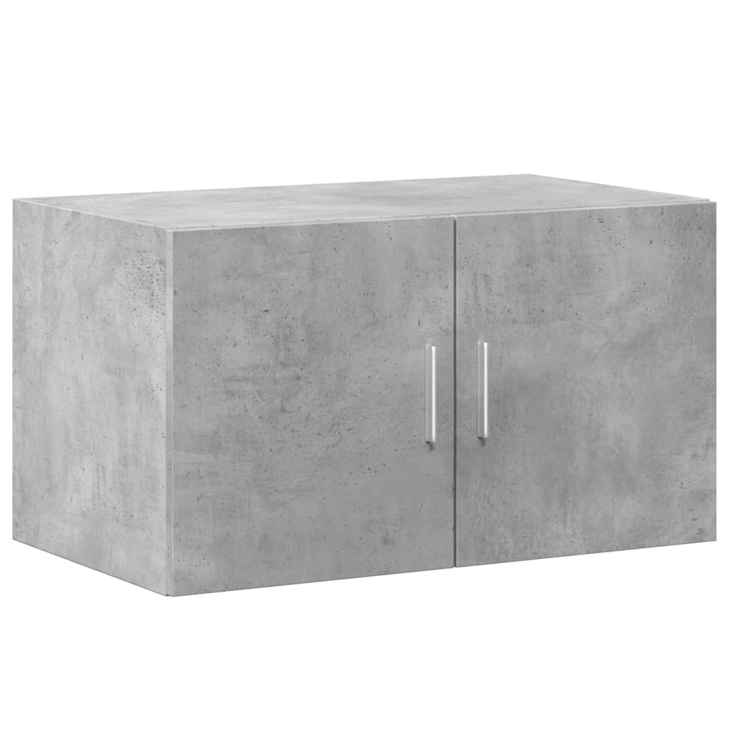 Úložná Skříňka Betonově Šedá 70X42,5X225 Cm Kompozitní Dřevo