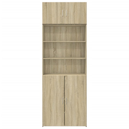 Úzká Úložná Dub Sonoma 80X42,5X225 Cm Kompozitní Dřevo