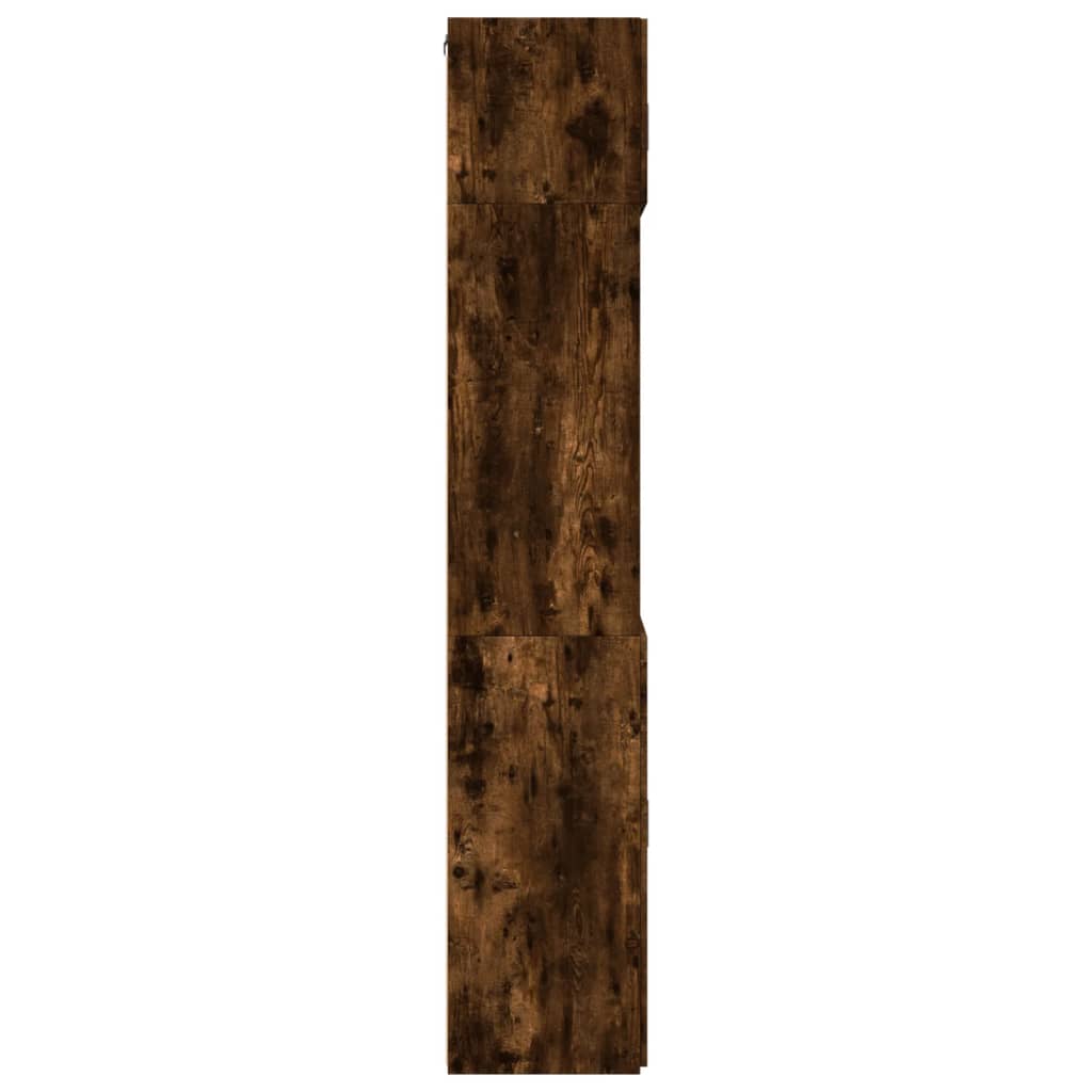 Úzká Úložná Kouřový Dub 80X42,5X225 Cm Kompozitní Dřevo