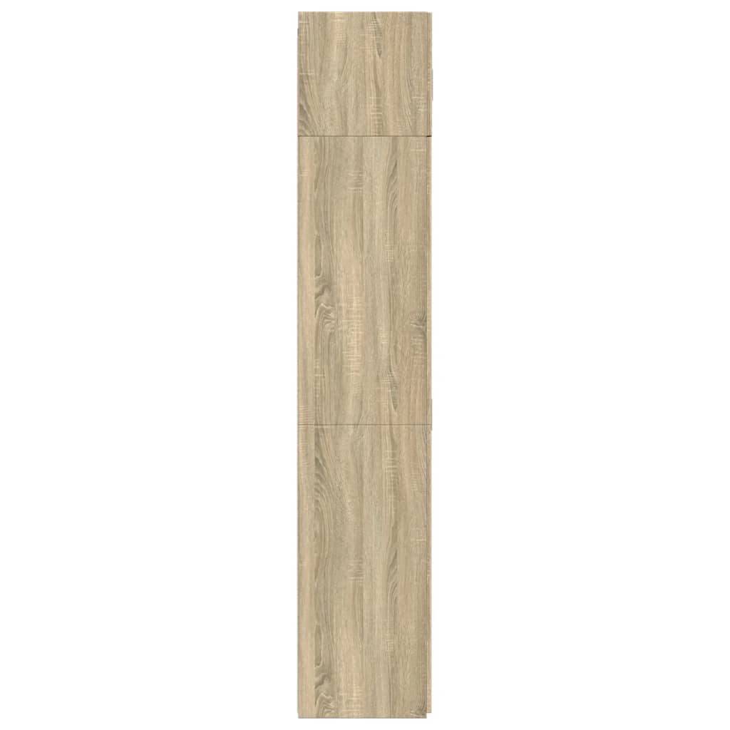 Úzká Úložná Dub Sonoma 80X42,5X225 Cm Kompozitní Dřevo