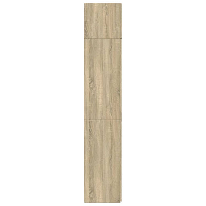 Úzká Úložná Dub Sonoma 80X42,5X225 Cm Kompozitní Dřevo