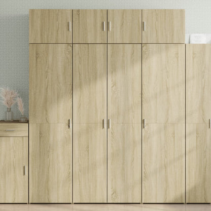 Úzká Úložná Dub Sonoma 80X42,5X225 Cm Kompozitní Dřevo