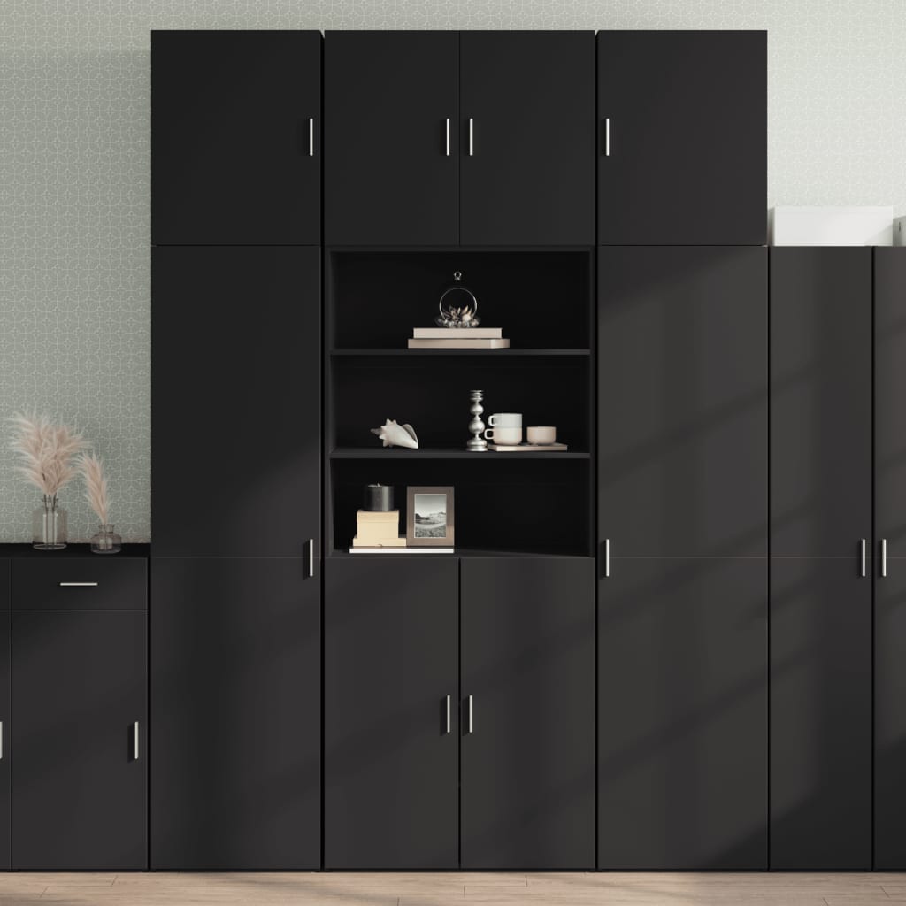 Skříň Highboard 80 X 42,5 X 249 Cm Kompozitní Dřevo
