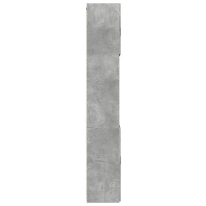 Skříň Highboard Betonově Šedá 80X42,5X249 Cm Kompozitní Dřevo