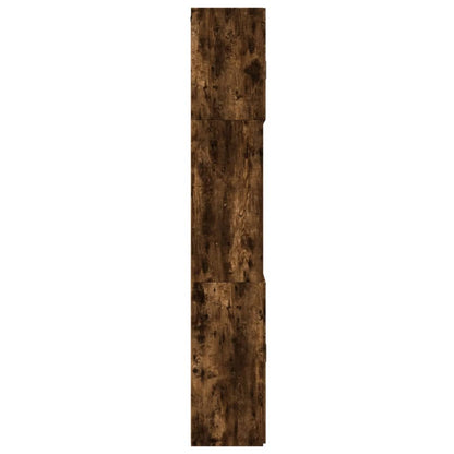 Skříň Highboard Kouřový Dub 80 X 42,5 X 249 Cm Kompozitní Dřevo