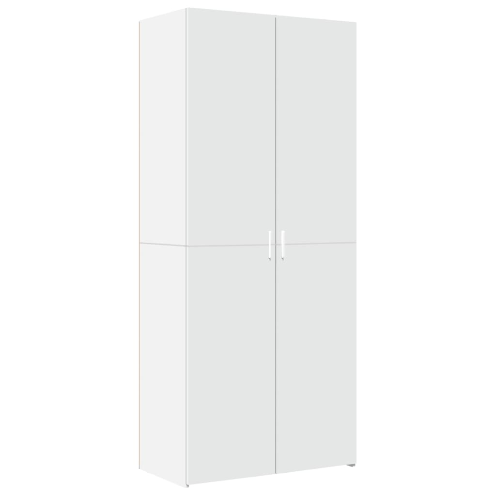 Skříň Highboard 80 X 42,5 X 249 Cm Kompozitní Dřevo