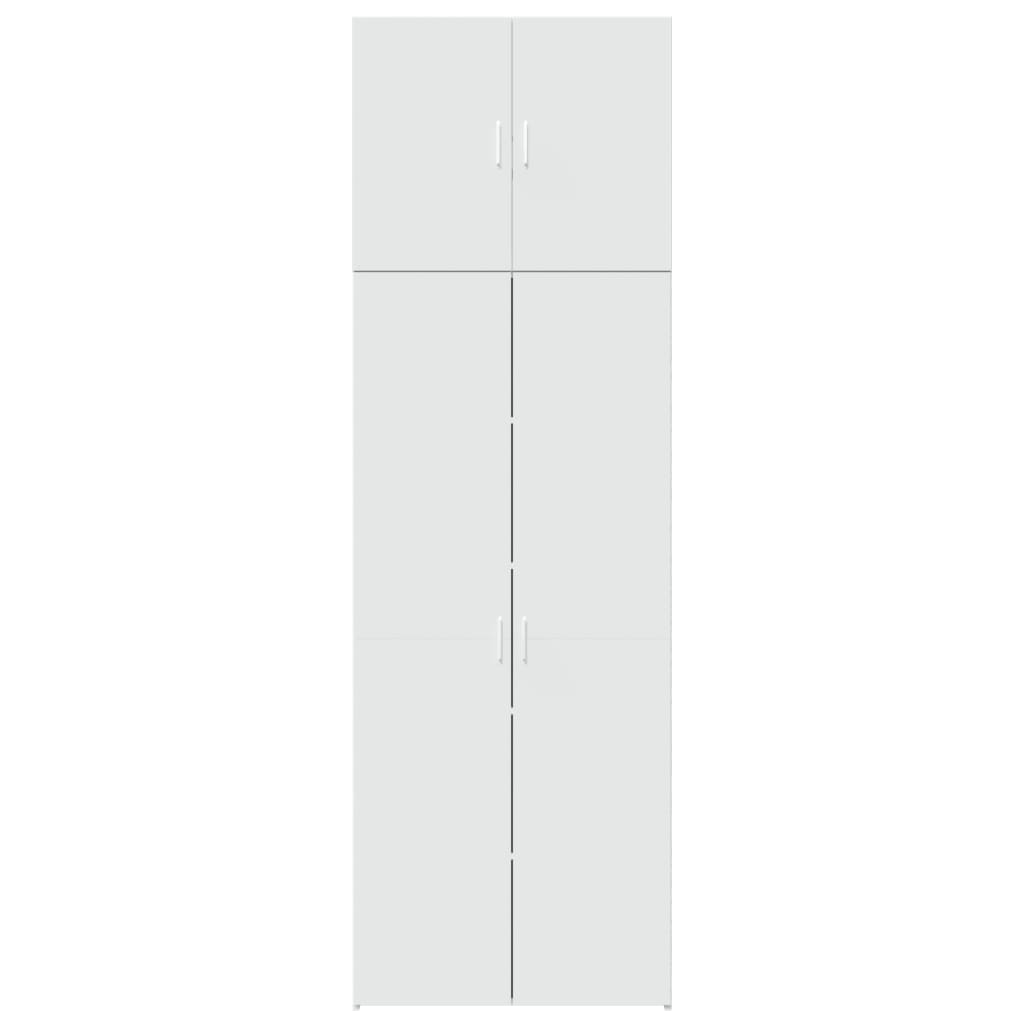 Skříň Highboard 80 X 42,5 X 249 Cm Kompozitní Dřevo