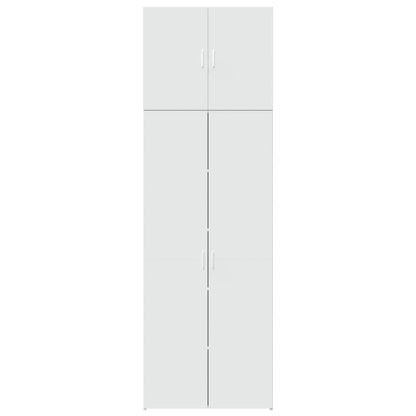 Skříň Highboard 80 X 42,5 X 249 Cm Kompozitní Dřevo