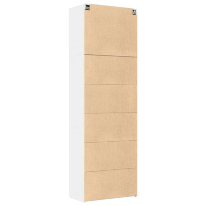 Skříň Highboard 80 X 42,5 X 249 Cm Kompozitní Dřevo