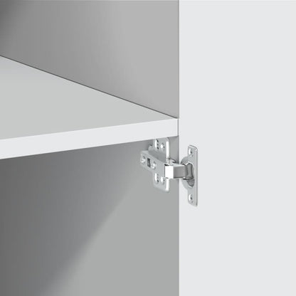 Skříň Highboard 80 X 42,5 X 249 Cm Kompozitní Dřevo