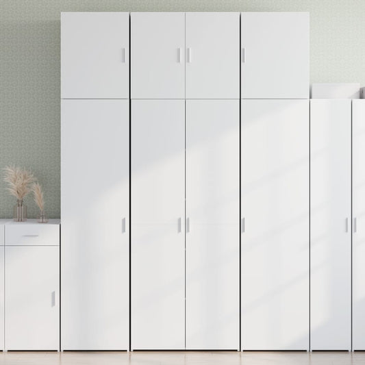 Skříň Highboard 80 X 42,5 X 249 Cm Kompozitní Dřevo